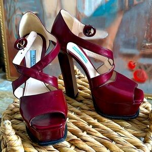 Hot Prada platforms heels